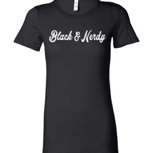 Black & Nerdy Woman’s tee shirt